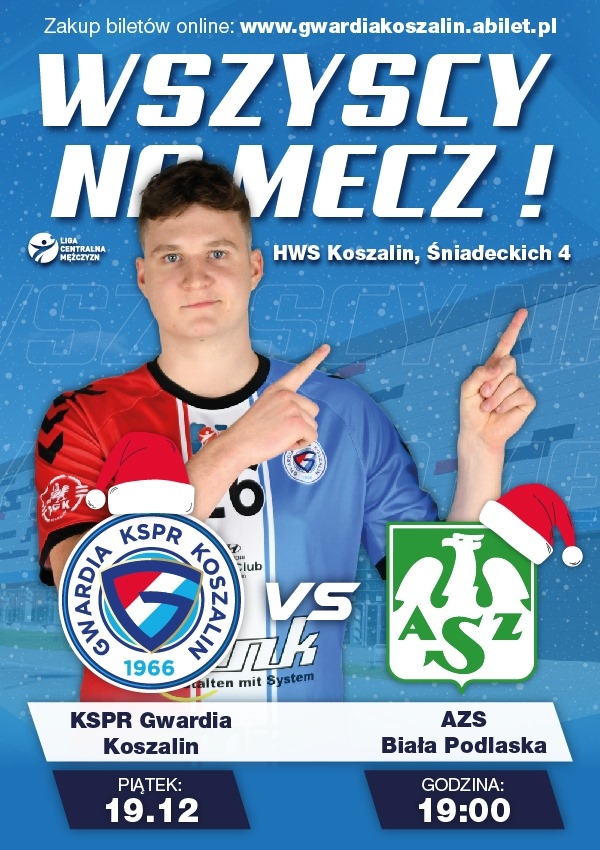 Bilety KSPR Gwardia Koszalin vs AKPR AZS AWF Biała Podlaska