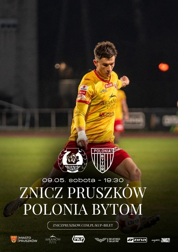 Bilety MKS Znicz Pruszków vs Polonia Bytom