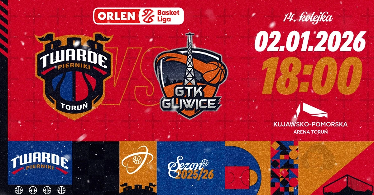 Arriva Lotto Twarde Pierniki Toruń vs GTK Gliwice